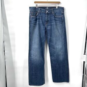 7 For All Mankind Relaxed Fit Button Fly Jeans
